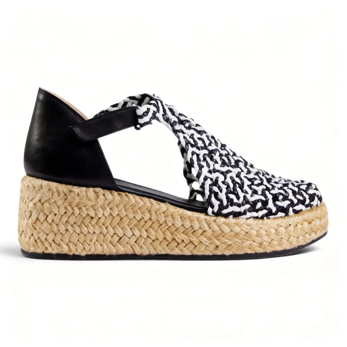 Sandals wedge closed R504 6cm - scarpehandmade