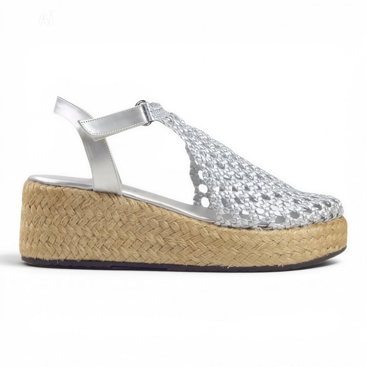 Braided Platform Sandals 6cm, photo 10 - Scarpe Handmade