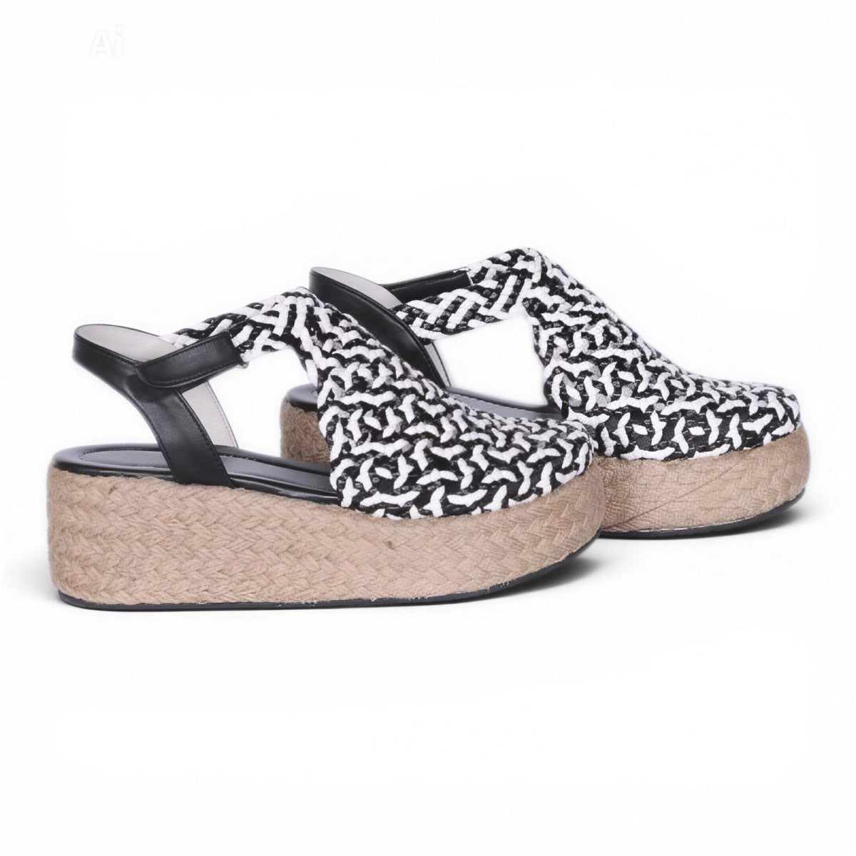 Braided Platform Sandals 6cm, photo 13 - Scarpe Handmade