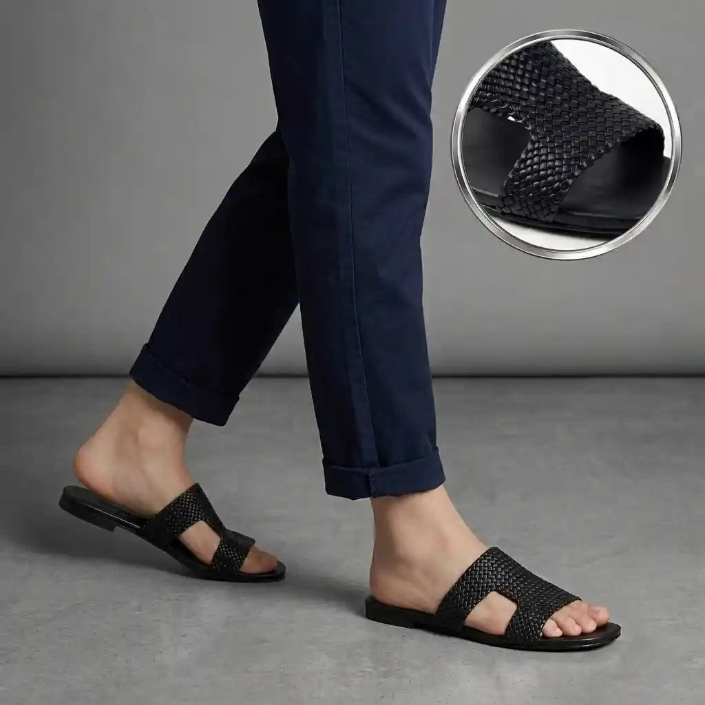 Soleil Weave Slides R100