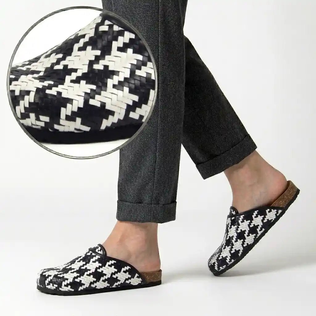 Houndstooth Clogs R1070 - Scarpe