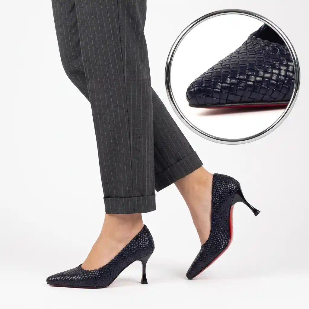 Midnight Weave Heels 7cm R1745 - Scarpe