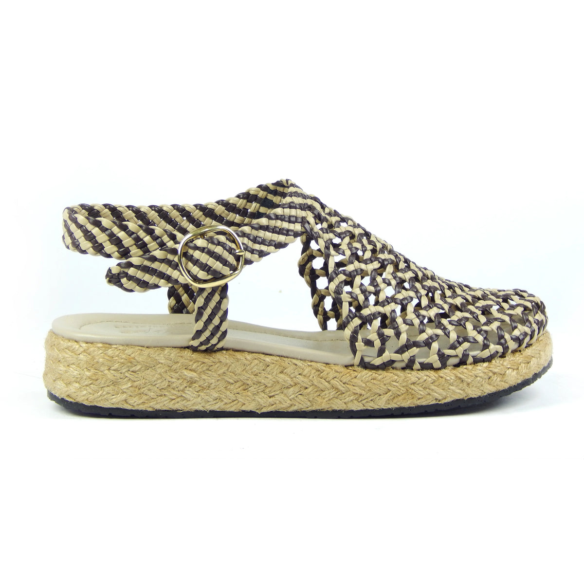 Handwoven Wedge Sandals R303 3cm - scarpehandmade