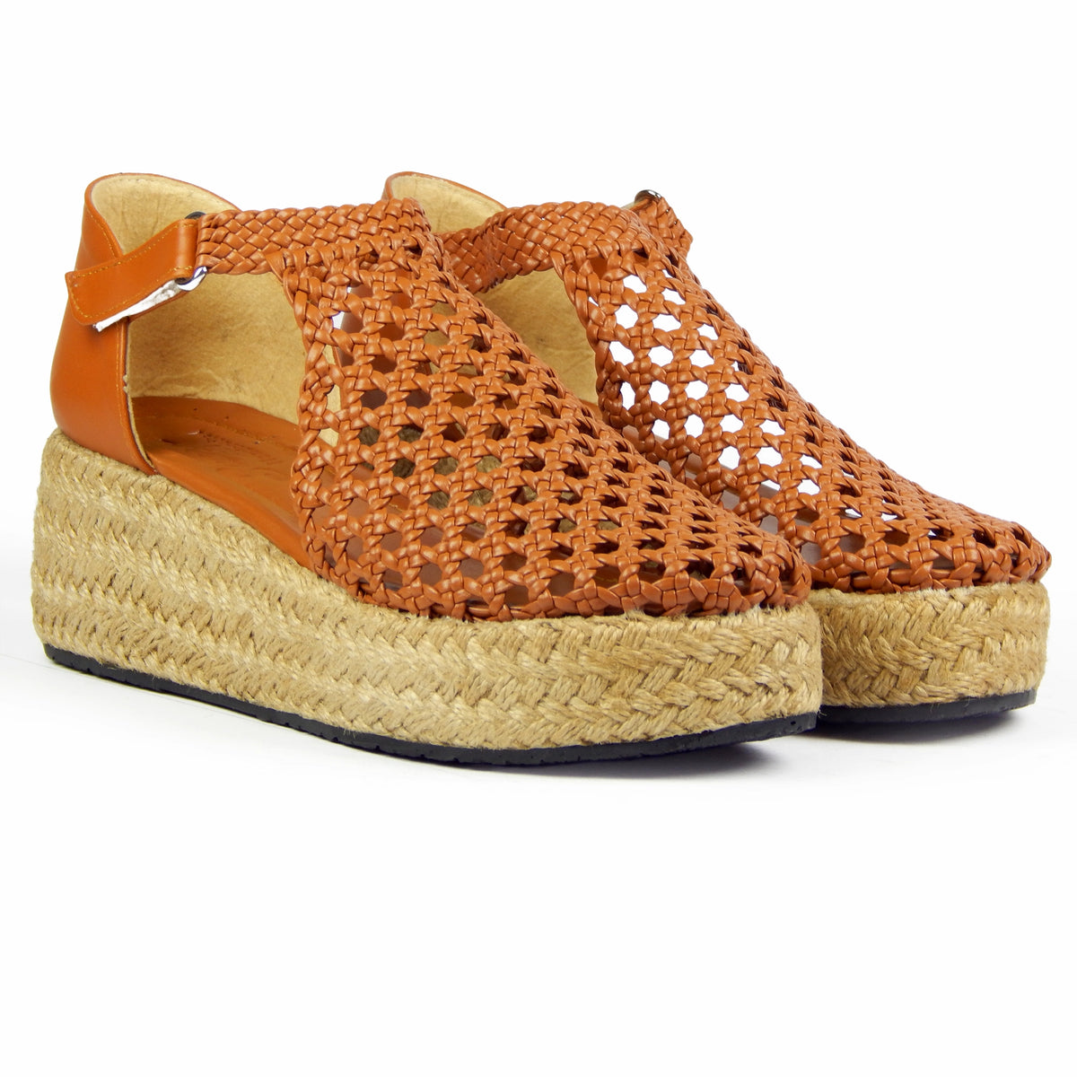 Sandals wedge closed R504 6cm - scarpehandmade