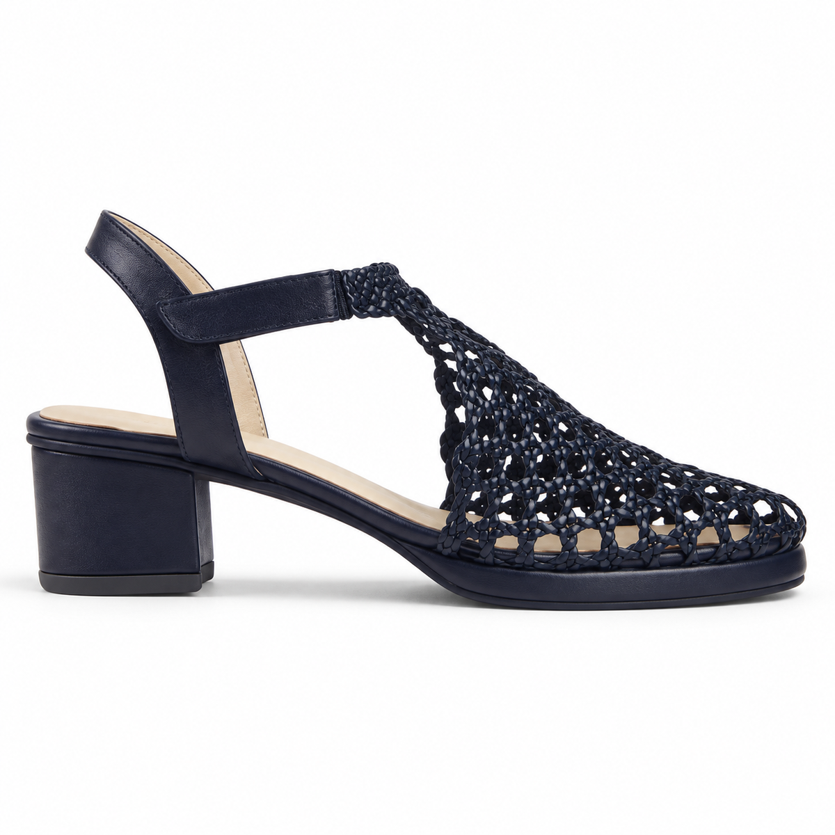 Vesba hand braided velcro sandals with a 3 cm heel, photo 36 - Scarpe Handmade