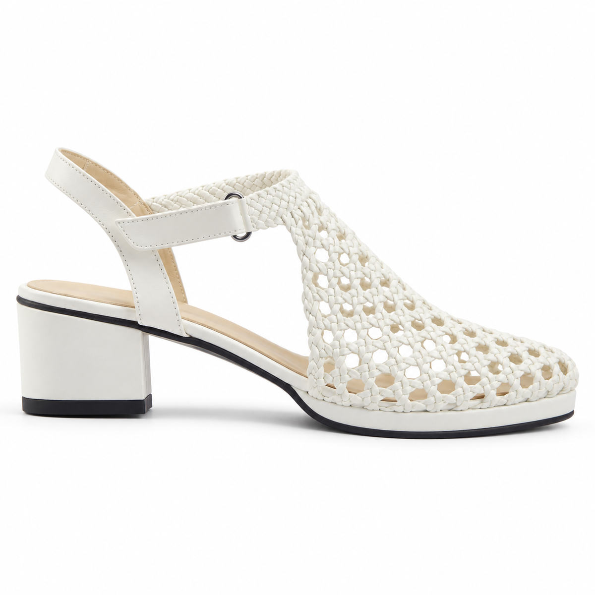 Vesba hand braided velcro sandals with a 3 cm heel, photo 32 - Scarpe Handmade