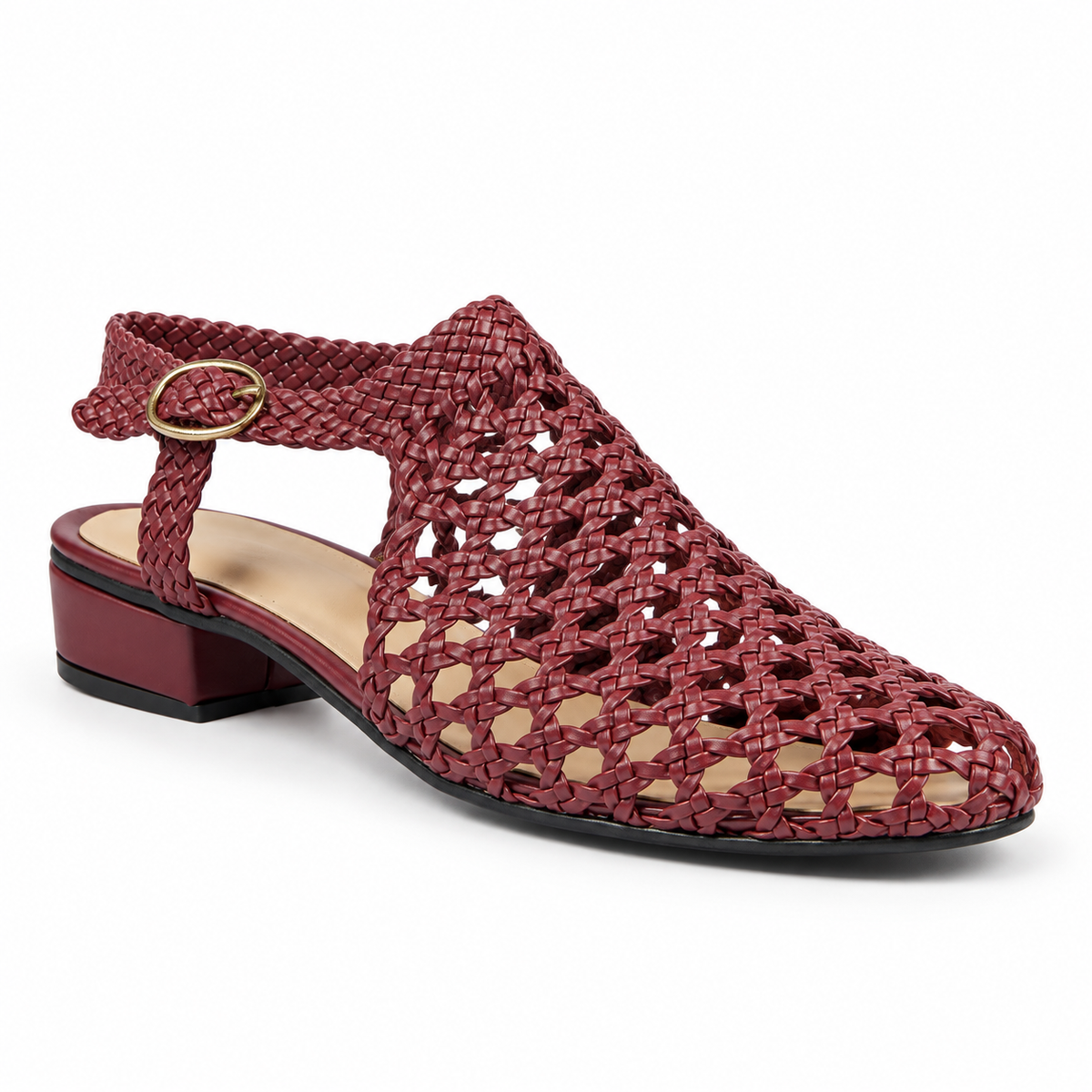 Vesba hand braided sandals with a 2 cm heel, photo 18 - Scarpe Handmade