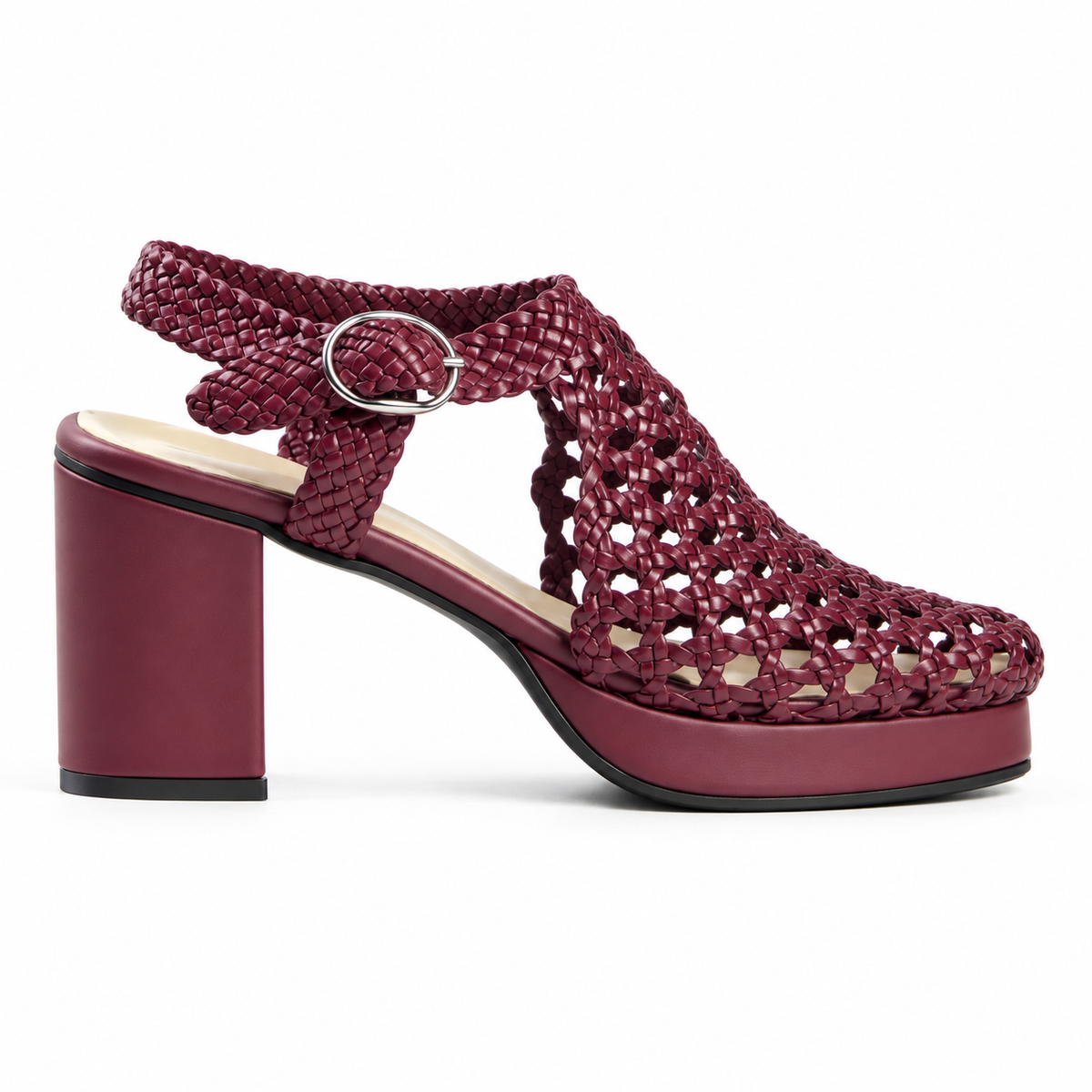 Vesba hand braided sandals with a 7 cm heel, photo 10 - Scarpe Handmade