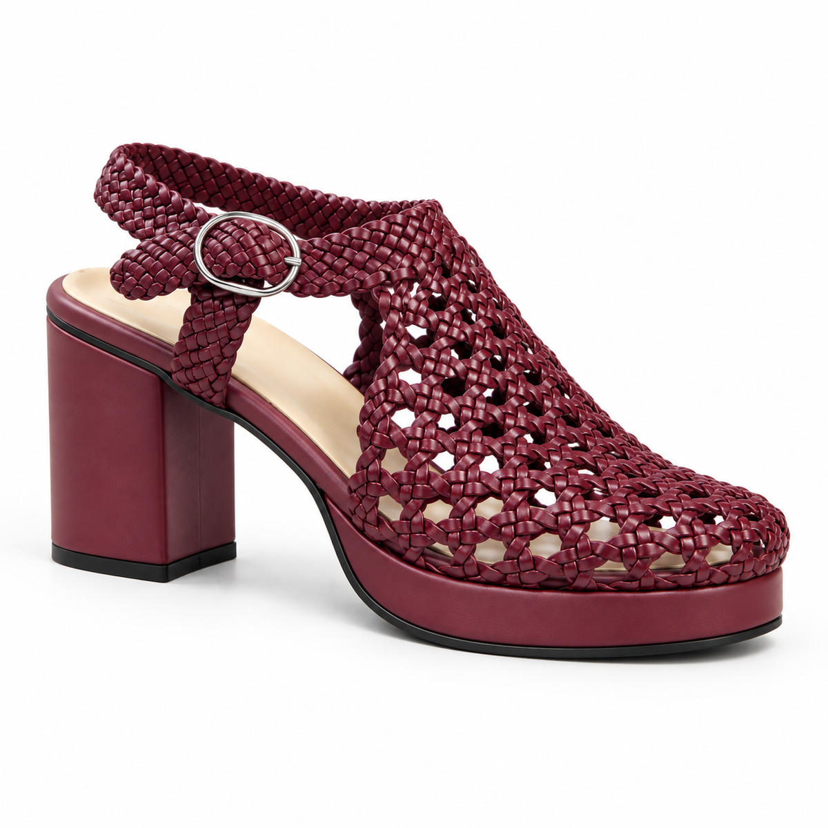 Vesba hand braided sandals with a 7 cm heel, photo 11 - Scarpe Handmade