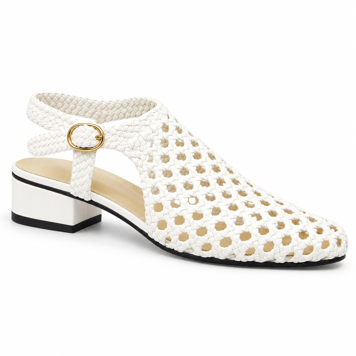 Vesba hand braided sandals with a 2 cm heel, photo 8 - Scarpe Handmade