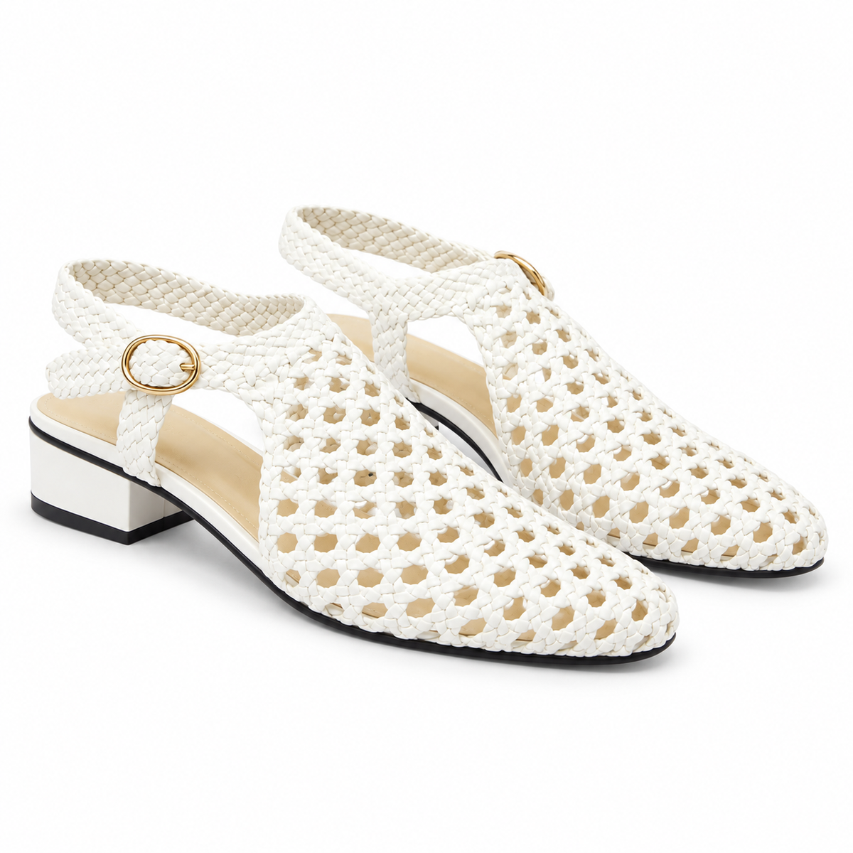 Vesba hand braided sandals with a 2 cm heel, photo 9 - Scarpe Handmade