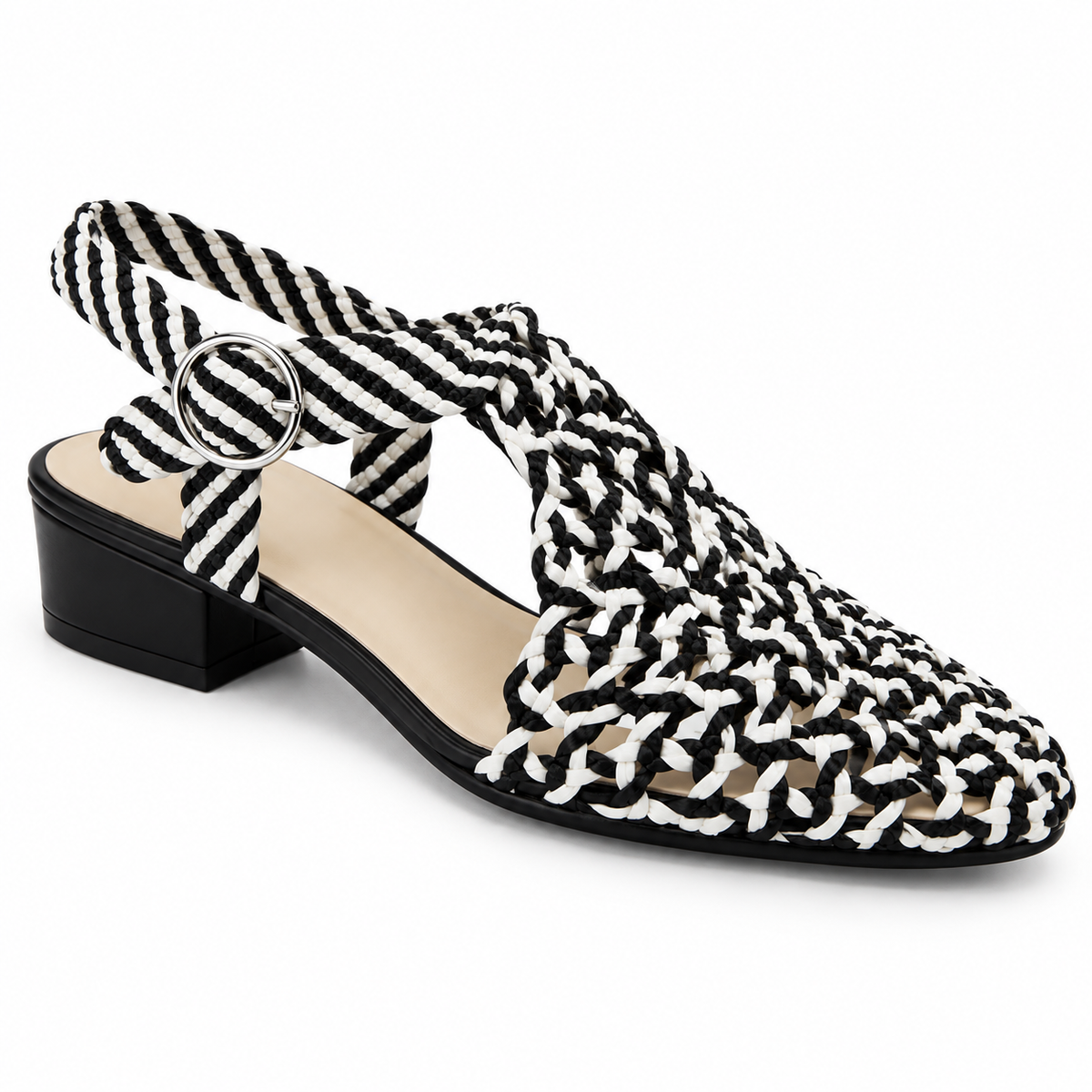 Vesba hand braided sandals with a 2 cm heel, photo 21 - Scarpe Handmade