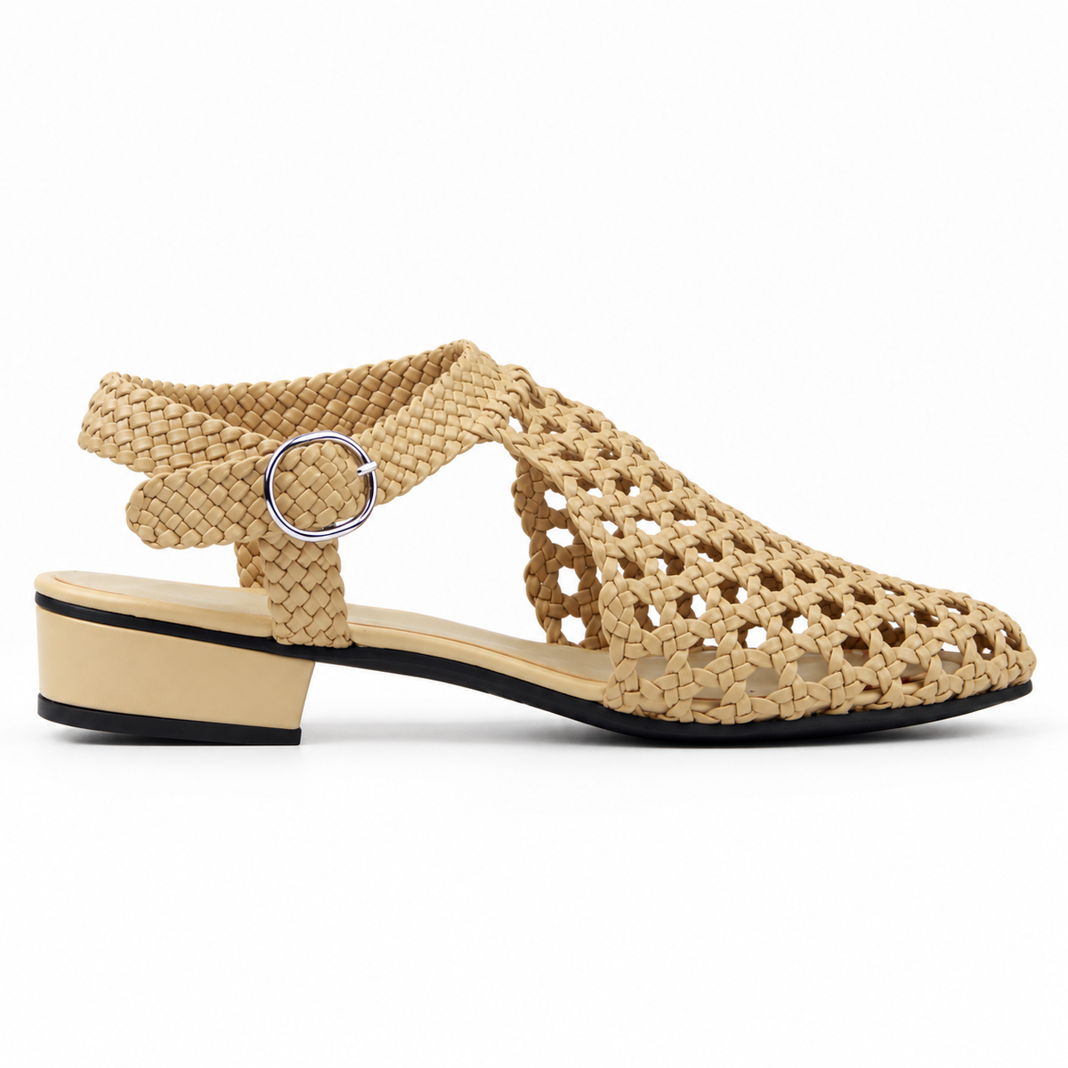 Vesba hand braided sandals with a 2 cm heel, photo 29 - Scarpe Handmade