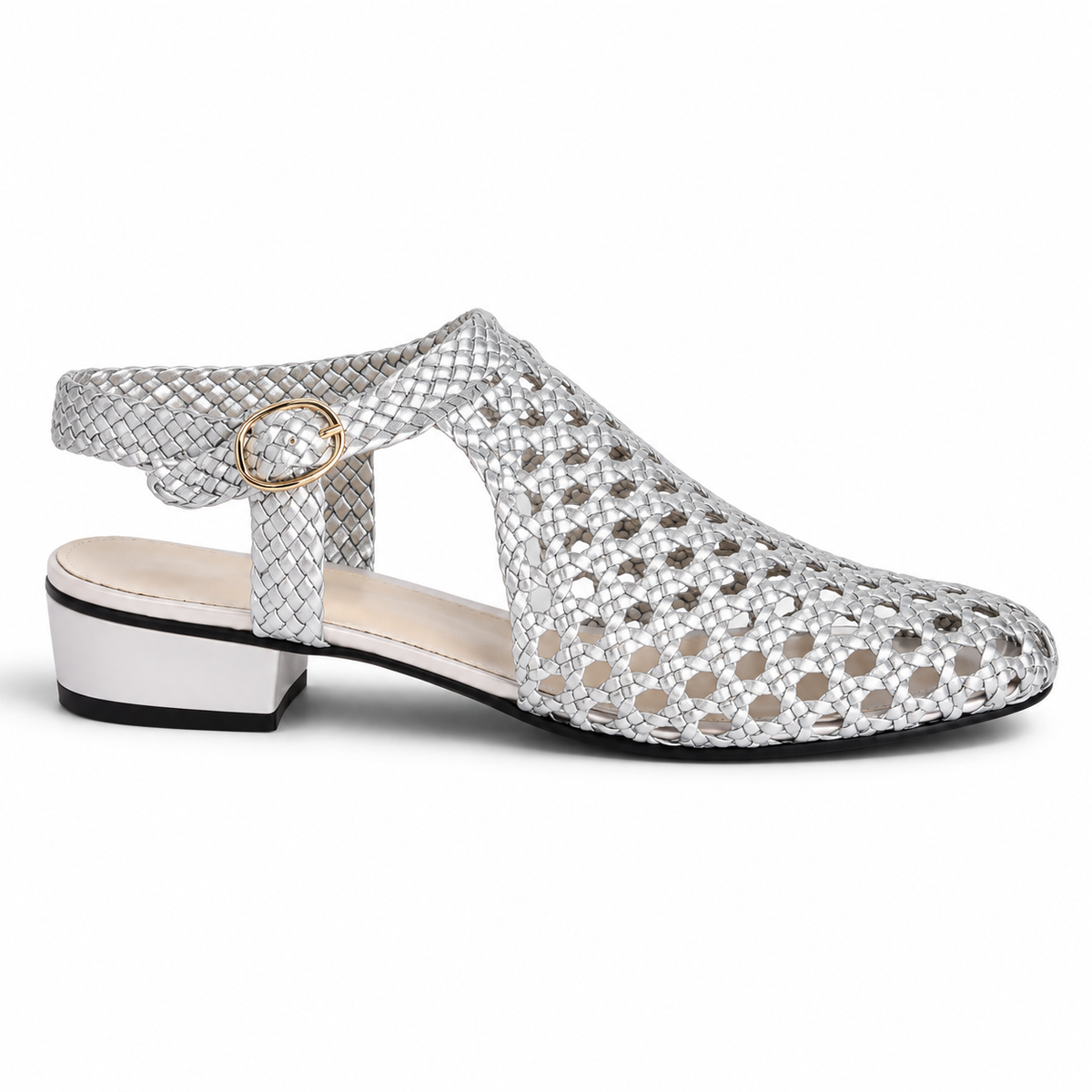 Vesba hand braided sandals with a 2 cm heel, photo 41 - Scarpe Handmade