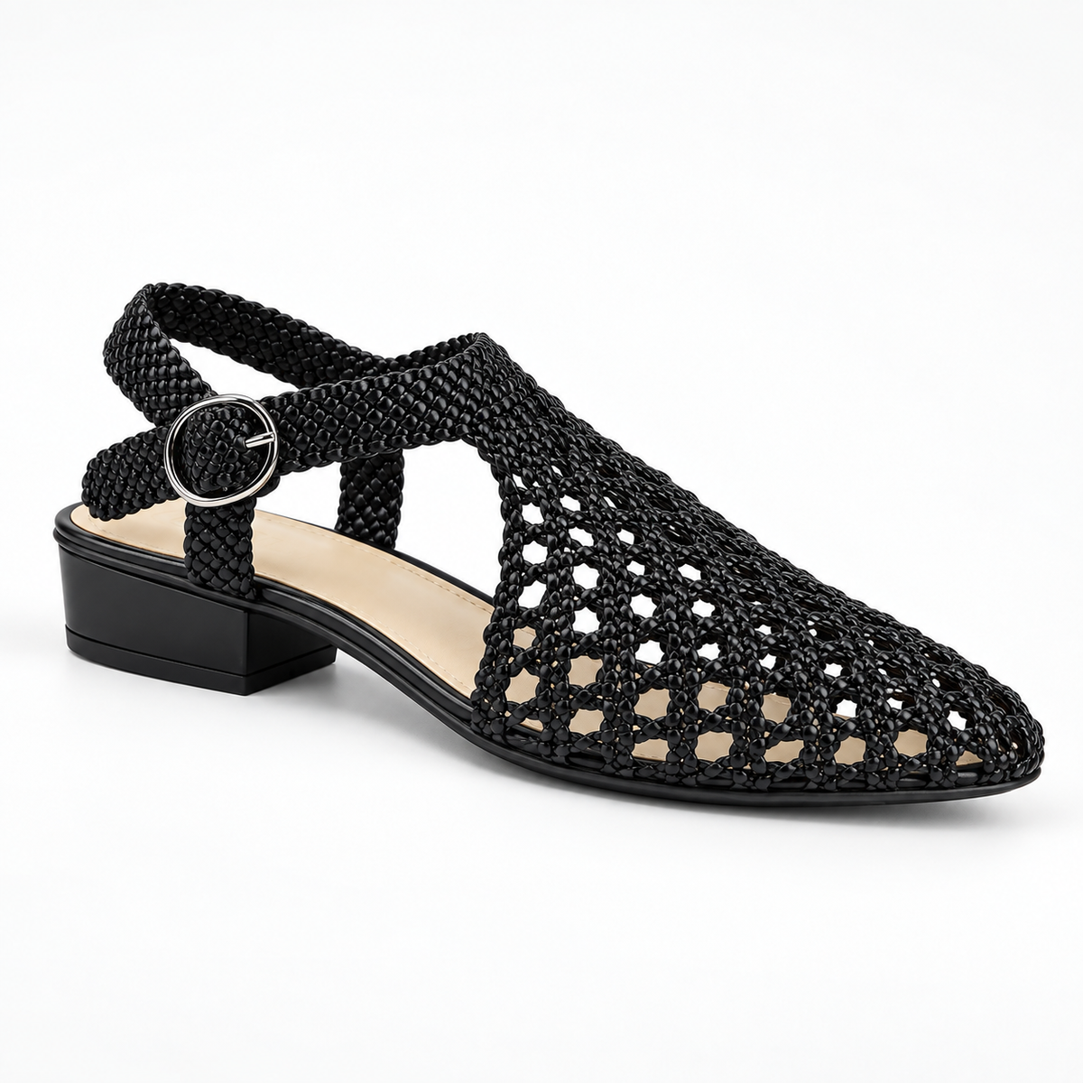 Vesba hand braided sandals with a 2 cm heel, photo 50 - Scarpe Handmade