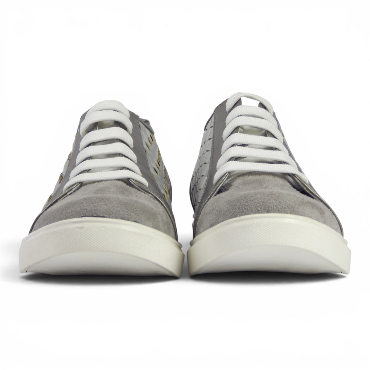 Metallic Woven Fashion Sneakers - Scarpe