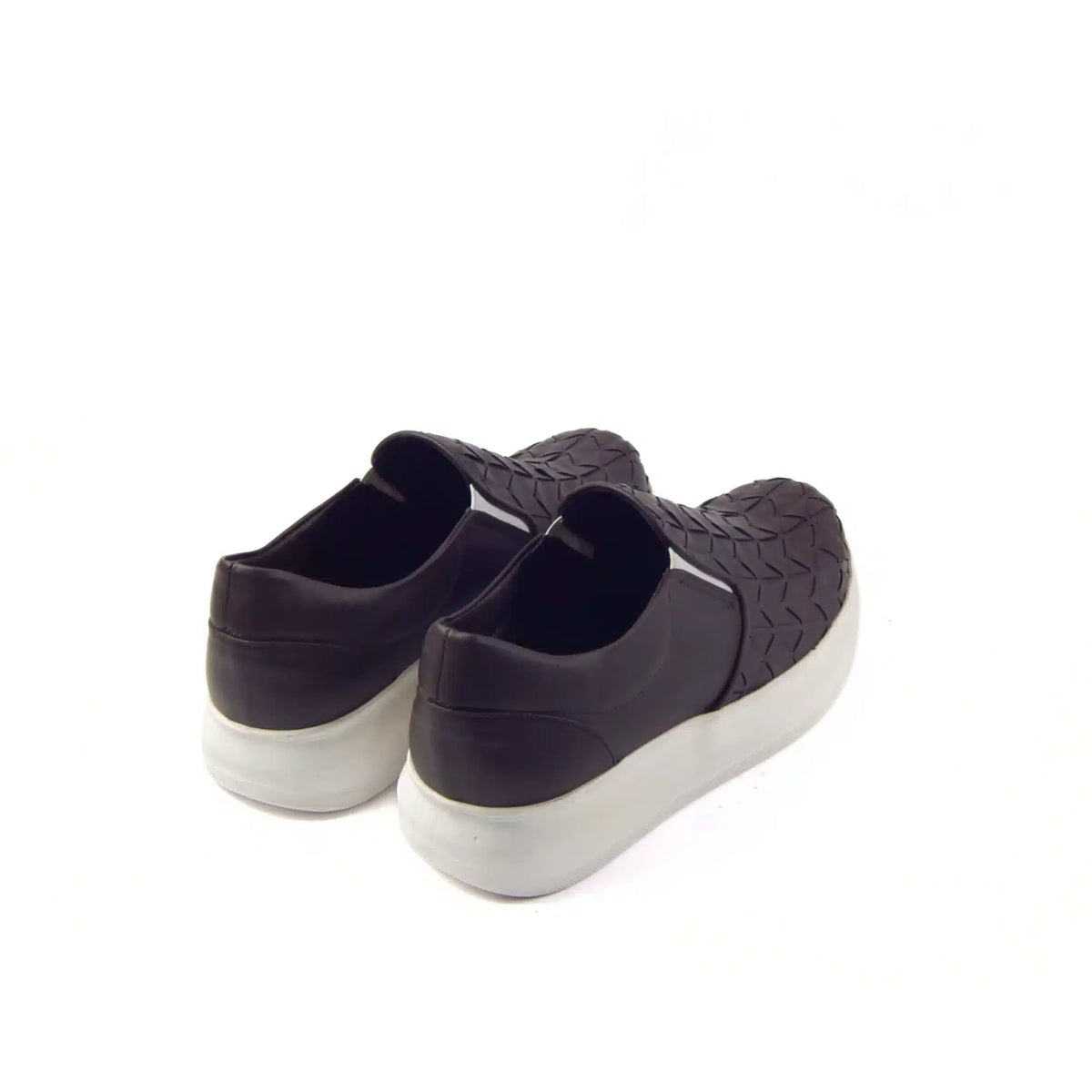 Hand - Braided Sneakers with 2 Straps - scarpehandmade