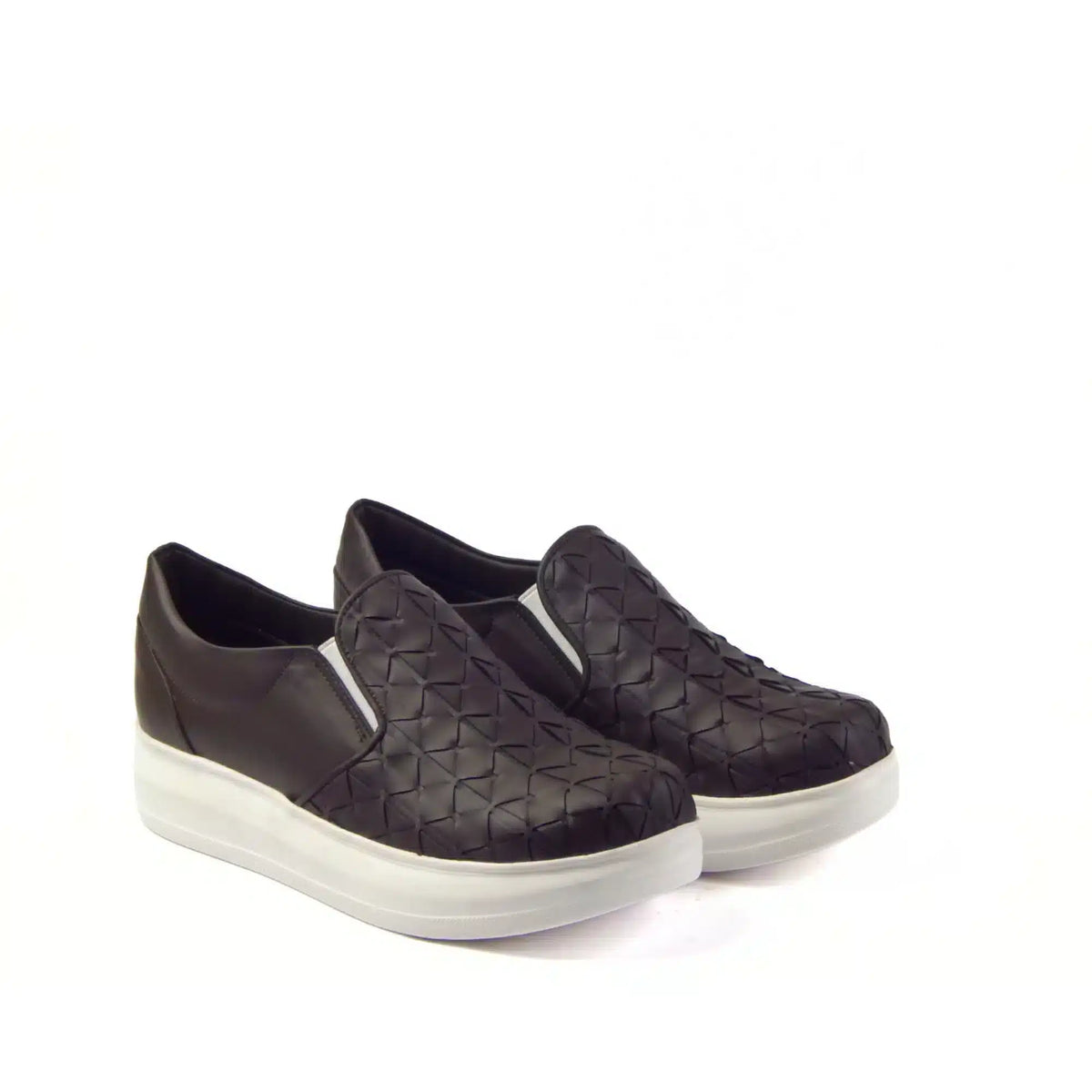 Hand - Braided Sneakers with 2 Straps - scarpehandmade