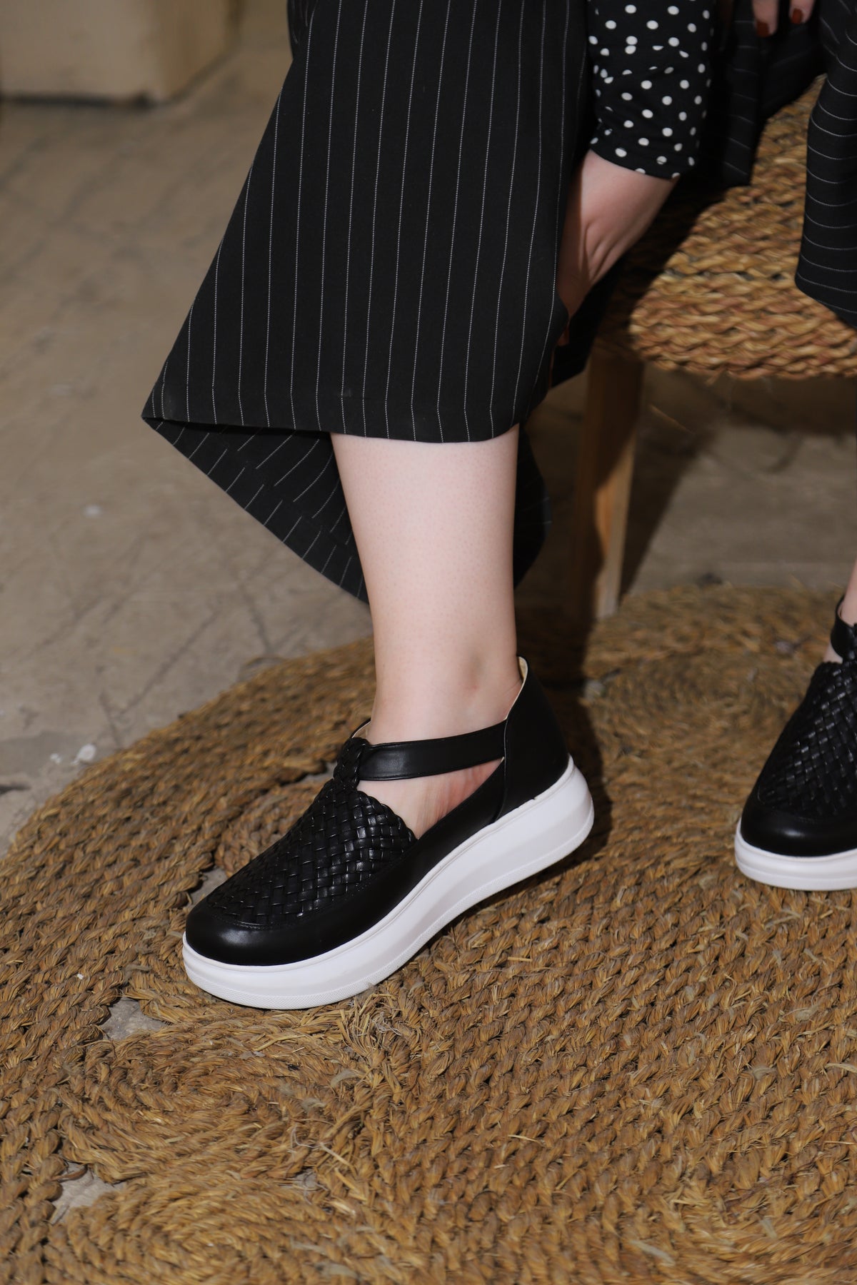 Raya handwoven platform sneakers, photo 45 - Scarpe Handmade