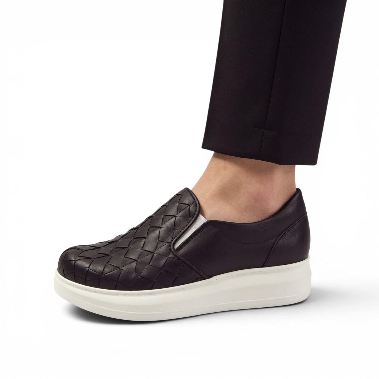 Hand-Braided Sneakers with 2 Straps R910