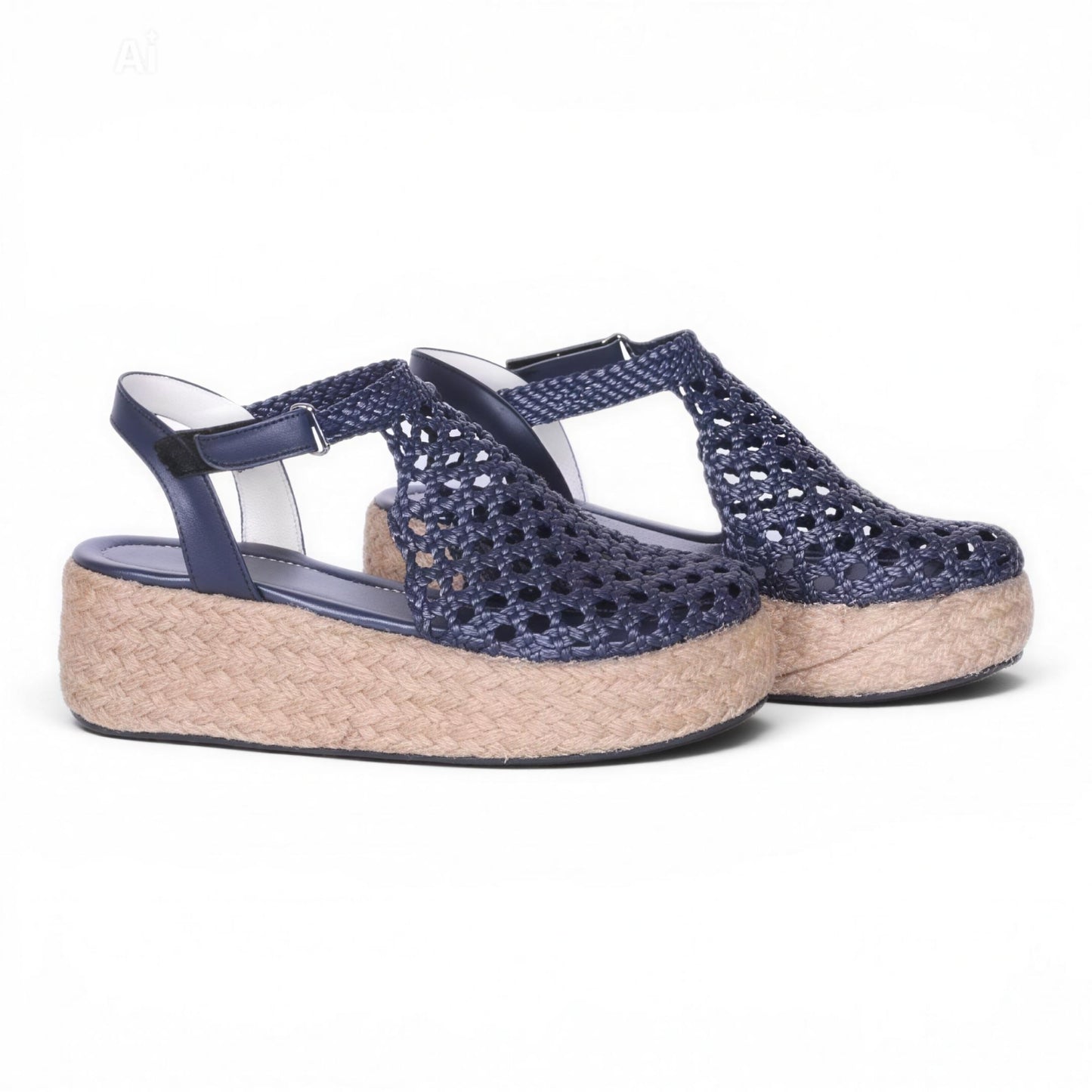 Braided Platform Sandals R503 6cm - scarpehandmade