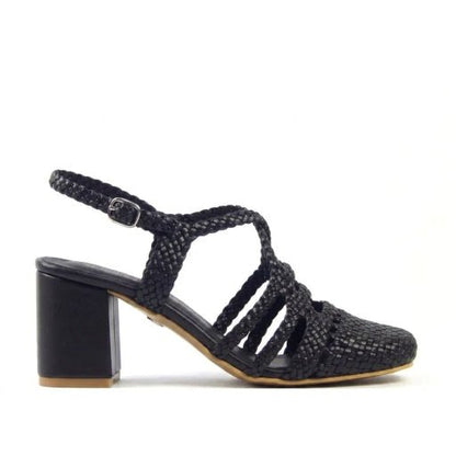 Black Riviera Sandals 7cm R7718 - Scarpe