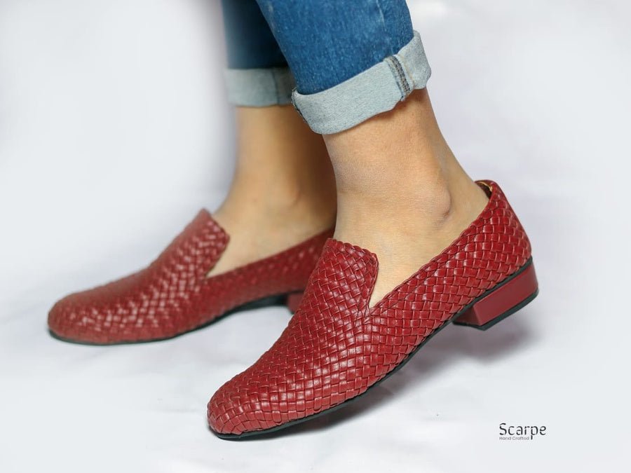 Hand-Braided Shoes R200 2cm - scarpehandmade