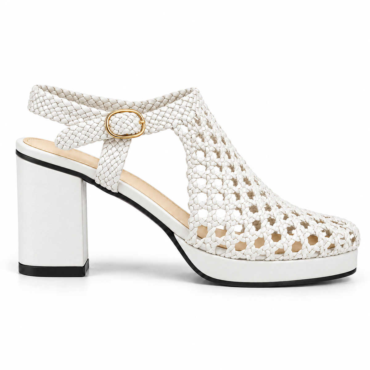 Vesba hand braided sandals with a 7 cm heel, photo 27 - Scarpe Handmade