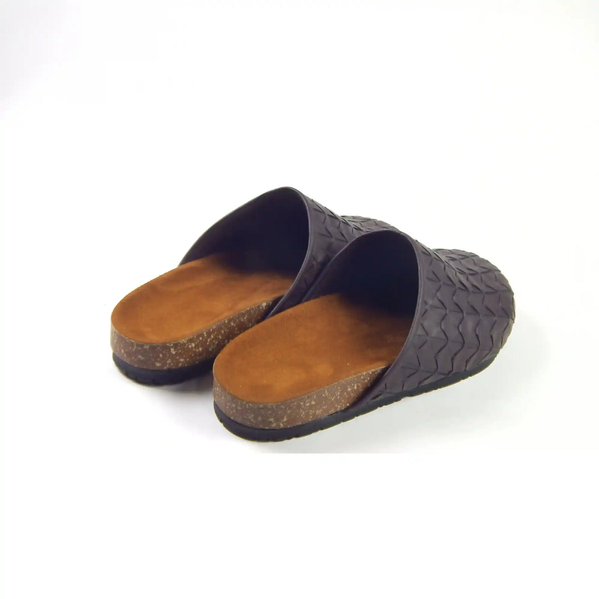 Obsidian Clogs R1555 - Genuine Leather, photo 2 - Scarpe Handmade