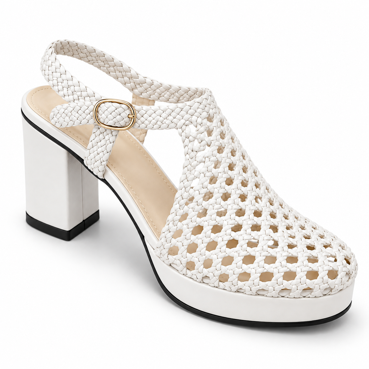 Vesba hand braided sandals with a 7 cm heel, photo 29 - Scarpe Handmade