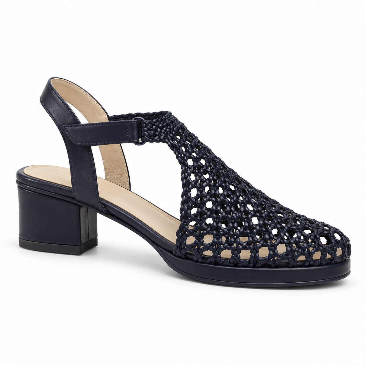 Vesba hand braided velcro sandals with a 3 cm heel, photo 37 - Scarpe Handmade