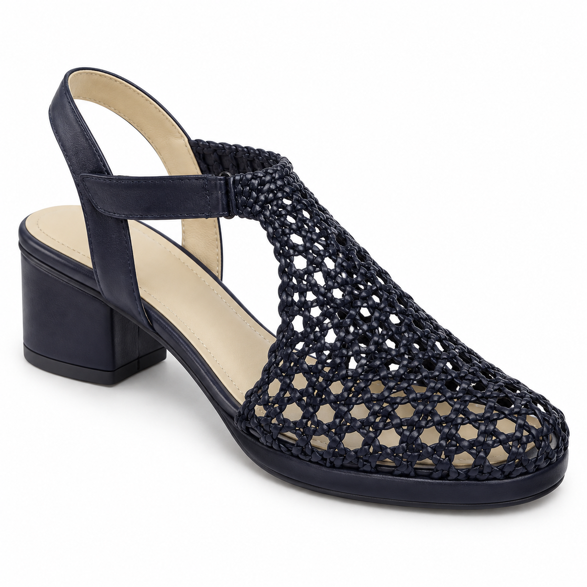 Vesba hand braided velcro sandals with a 3 cm heel, photo 39 - Scarpe Handmade
