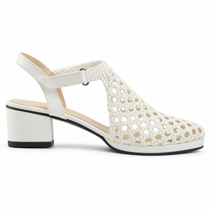 Vesba hand braided velcro sandals with a 3 cm heel, photo 32 - Scarpe Handmade