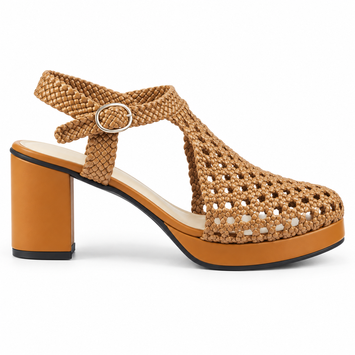 Vesba hand braided sandals with a 7 cm heel, photo 31 - Scarpe Handmade