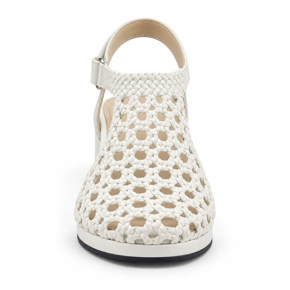 Vesba hand braided velcro sandals with a 3 cm heel, photo 34 - Scarpe Handmade