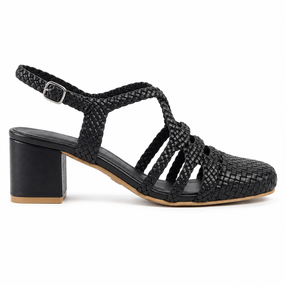 Black Riviera Sandals 5cm R5518 - Scarpe Handmade