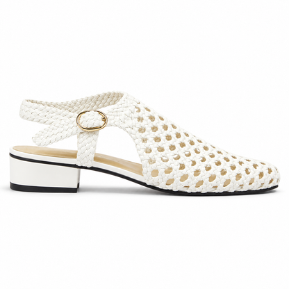 Vesba hand braided sandals with a 2 cm heel, photo 7 - Scarpe Handmade