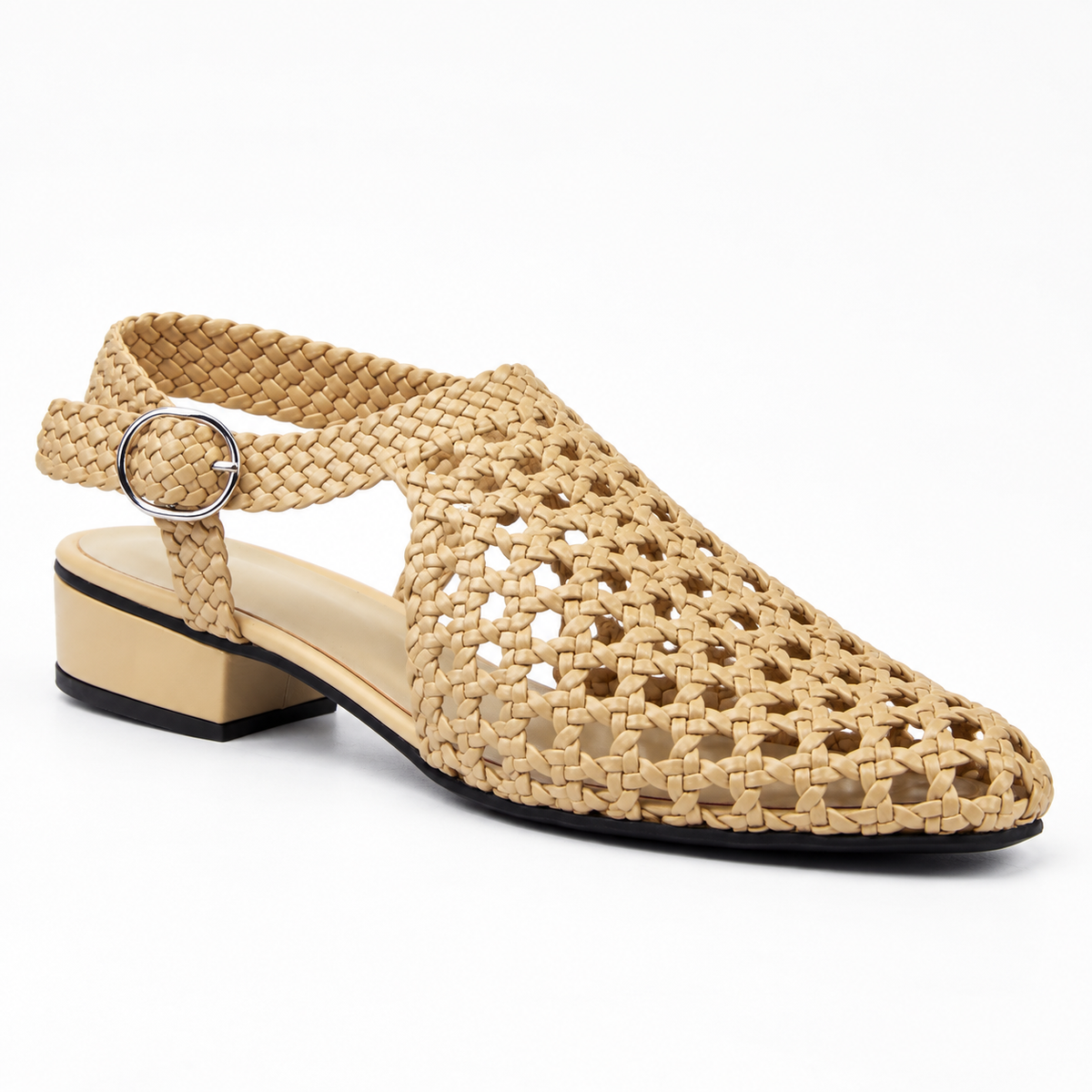 Vesba hand braided sandals with a 2 cm heel, photo 33 - Scarpe Handmade