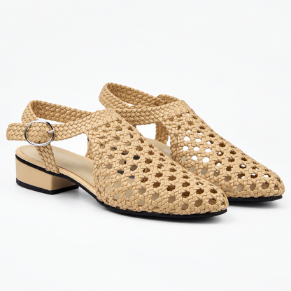 Vesba hand braided sandals with a 2 cm heel, photo 31 - Scarpe Handmade