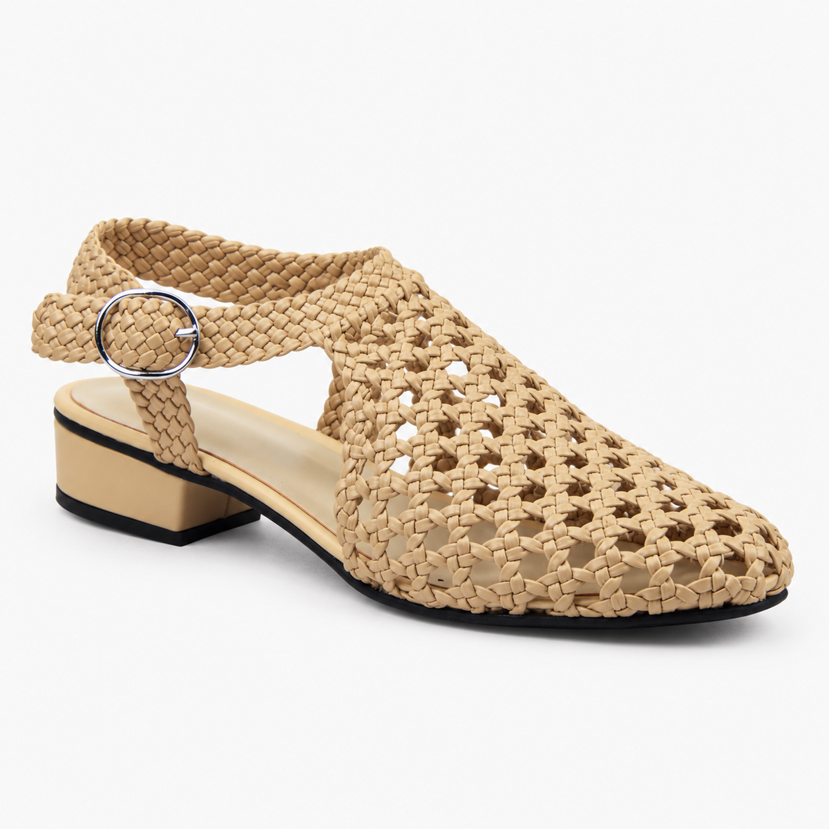Vesba hand braided sandals with a 2 cm heel, photo 30 - Scarpe Handmade