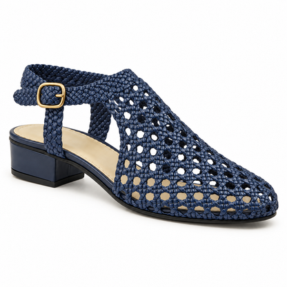 Vesba hand braided sandals with a 2 cm heel, photo 47 - Scarpe Handmade