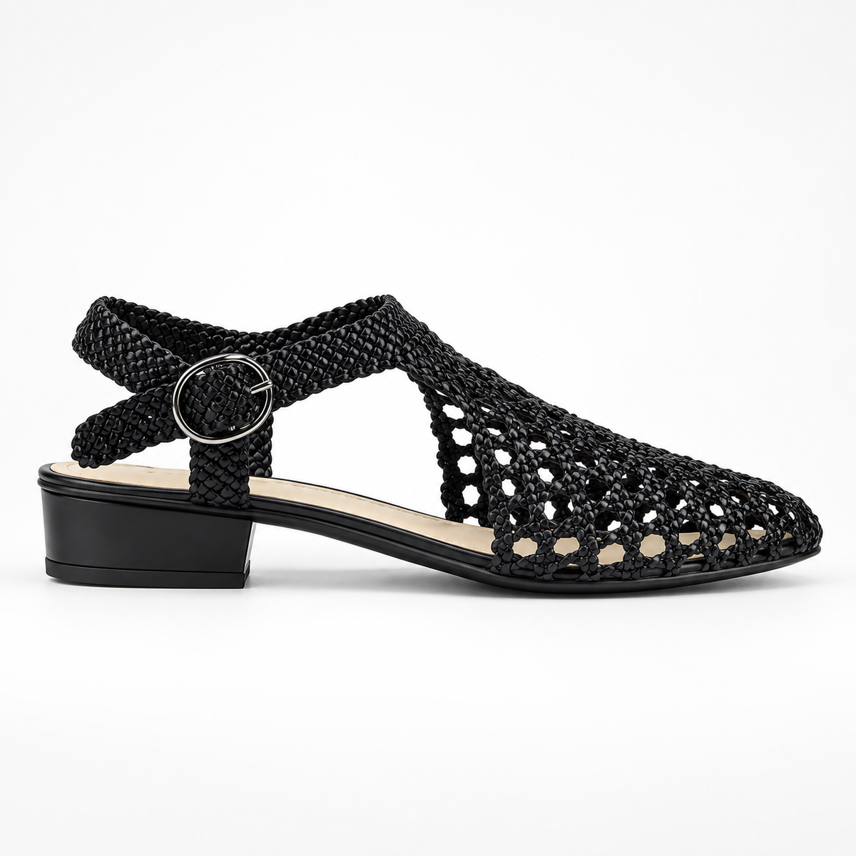 Vesba hand braided sandals with a 2 cm heel, photo 49 - Scarpe Handmade