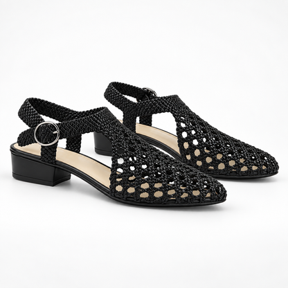 Vesba hand braided sandals with a 2 cm heel, photo 51 - Scarpe Handmade
