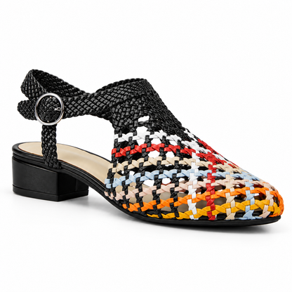 Vesba hand braided sandals with a 2 cm heel, photo 53 - Scarpe Handmade