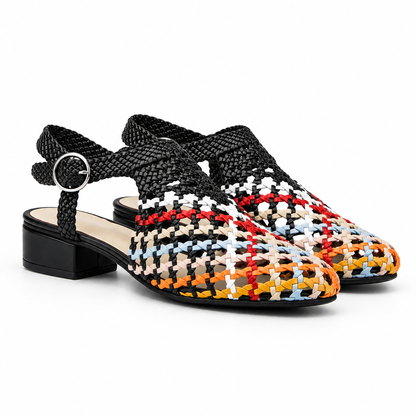 Vesba hand braided sandals with a 2 cm heel, photo 52 - Scarpe Handmade