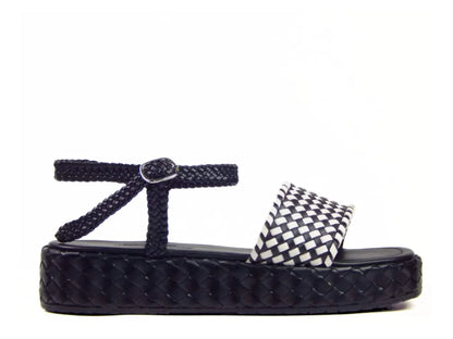 Metallic Cross‑Ankle Espadrille R415