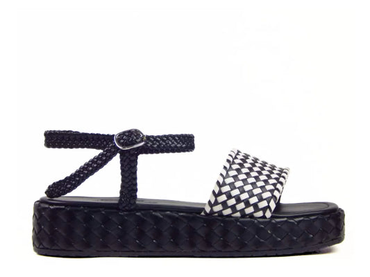 Metallic Cross‑Ankle Espadrille R415