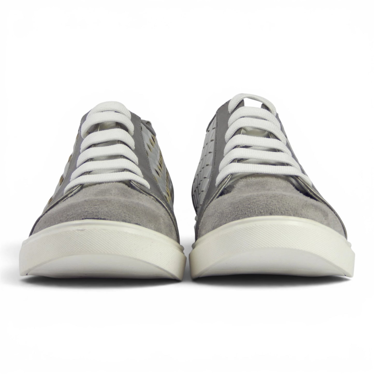Metallic Woven Fashion Sneakers