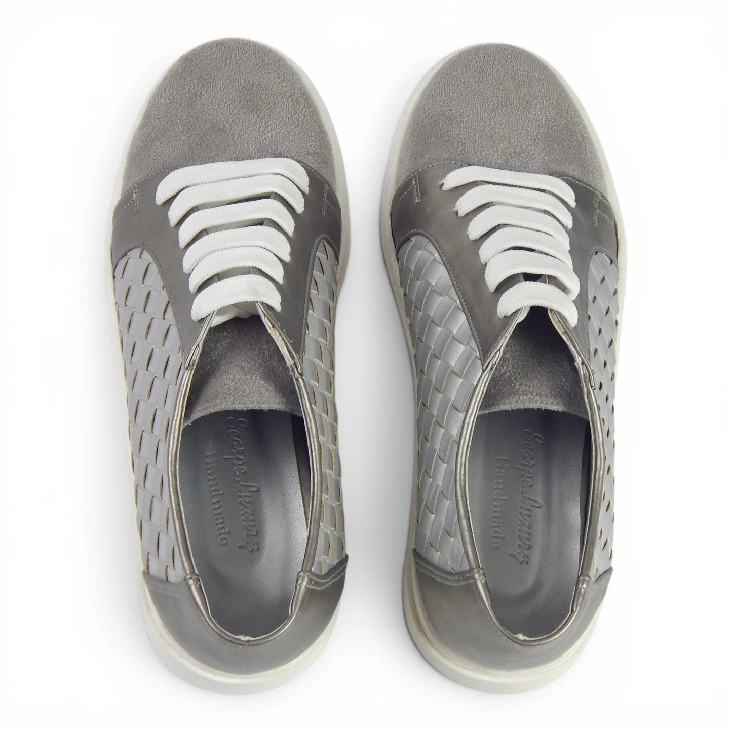 Metallic Woven Fashion Sneakers