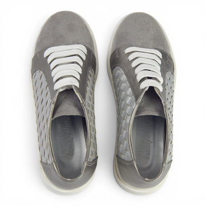 Metallic Woven Fashion Sneakers
